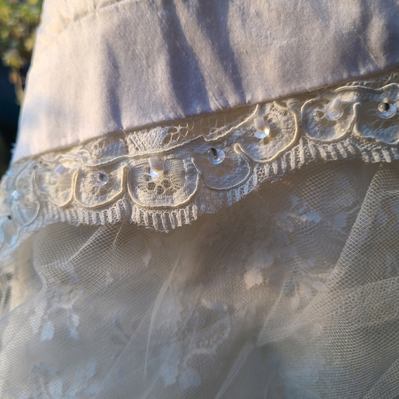 Cream Off White Country Lace Tulle Wedding Dress by Eden Bridals - Picture 5 of 13